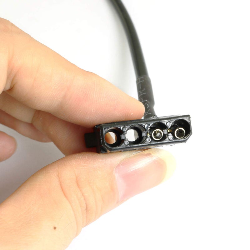 RLECS Female DC Power Supply Plug 5.5x2.1mm to 12V 4Pin Molex Power Adapter Round Cable - Image 5